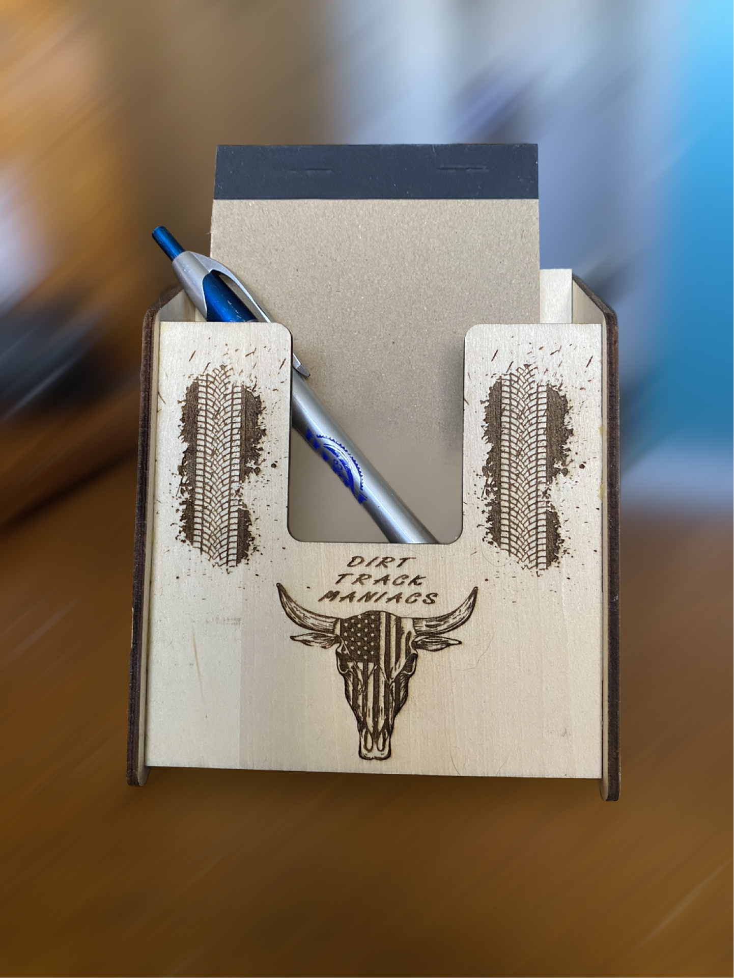 Cell Phone Caddy Note Pad Caddy Featuring Route 66 Design #CPC001