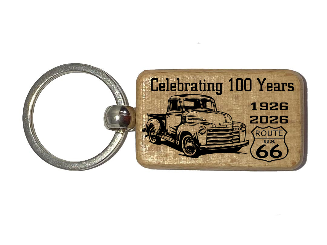 Route 66 Key Ring Celebrating 100 Year Anniversary