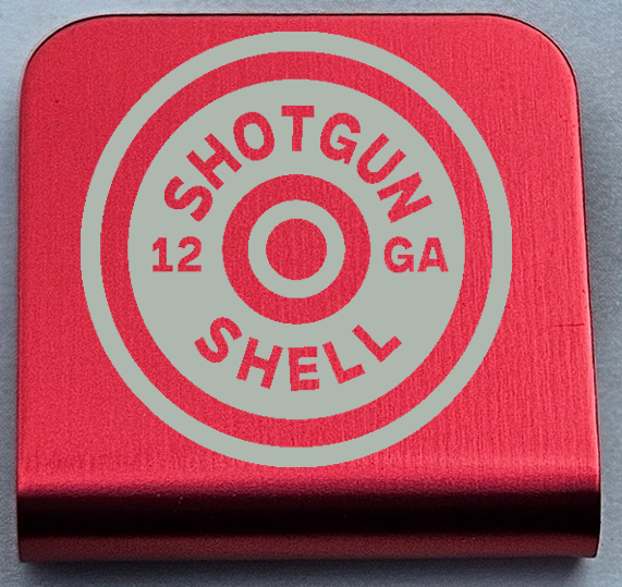 Shotgun Graphics on a Cap Clipz For Your Baseball Cap Brim