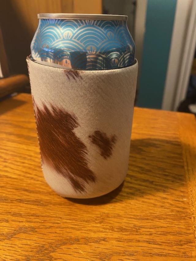 Can Koozie Featuring a Route 66 Design Dye Sublimated onto Koozie