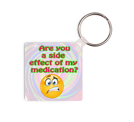 Humorous Dye Sublimated Key Ring #KRDS003A