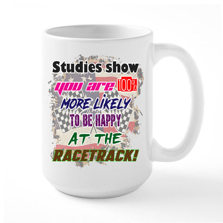 Racing Coffee Mug With Quote About Racing