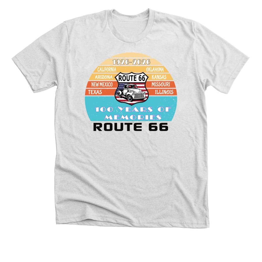 Route 66 T-Shirt Celebrating 100 Years of Memories