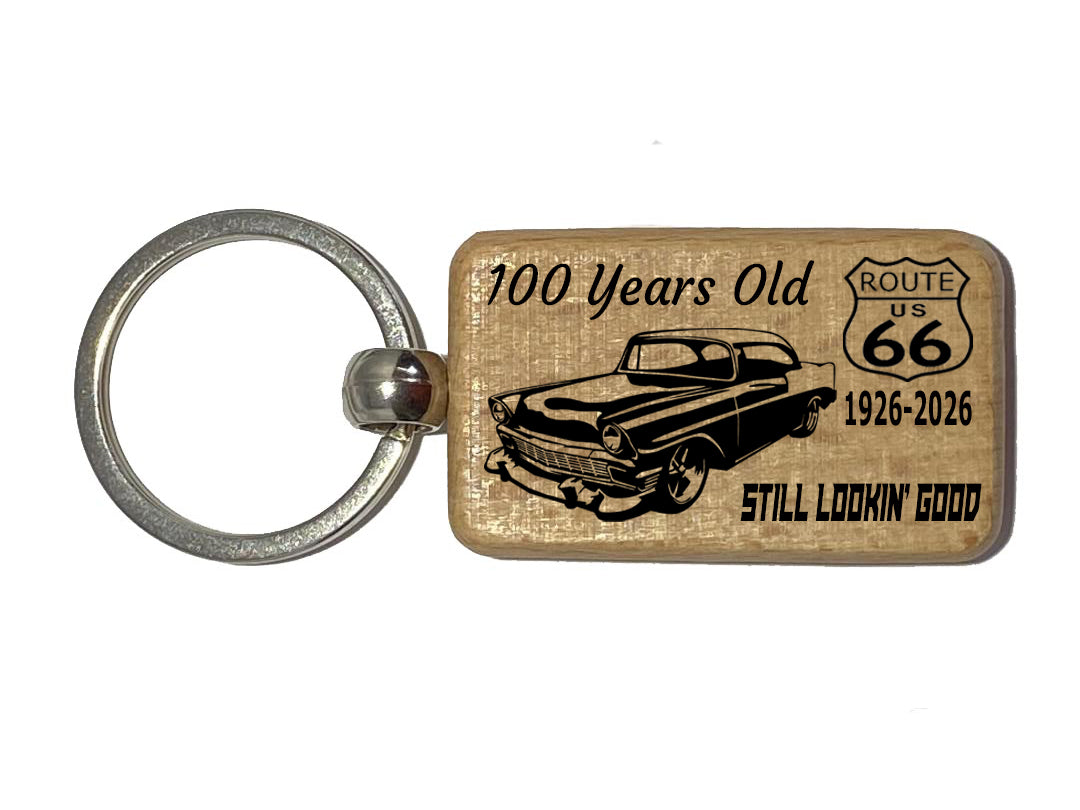 Route 66 Key Ring Celebrating 100 Year Anniversary
