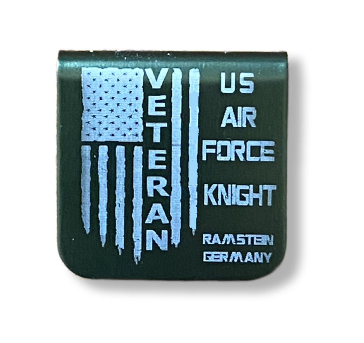 Cap Clipz Personalized with Branch, Name, and Duty Station