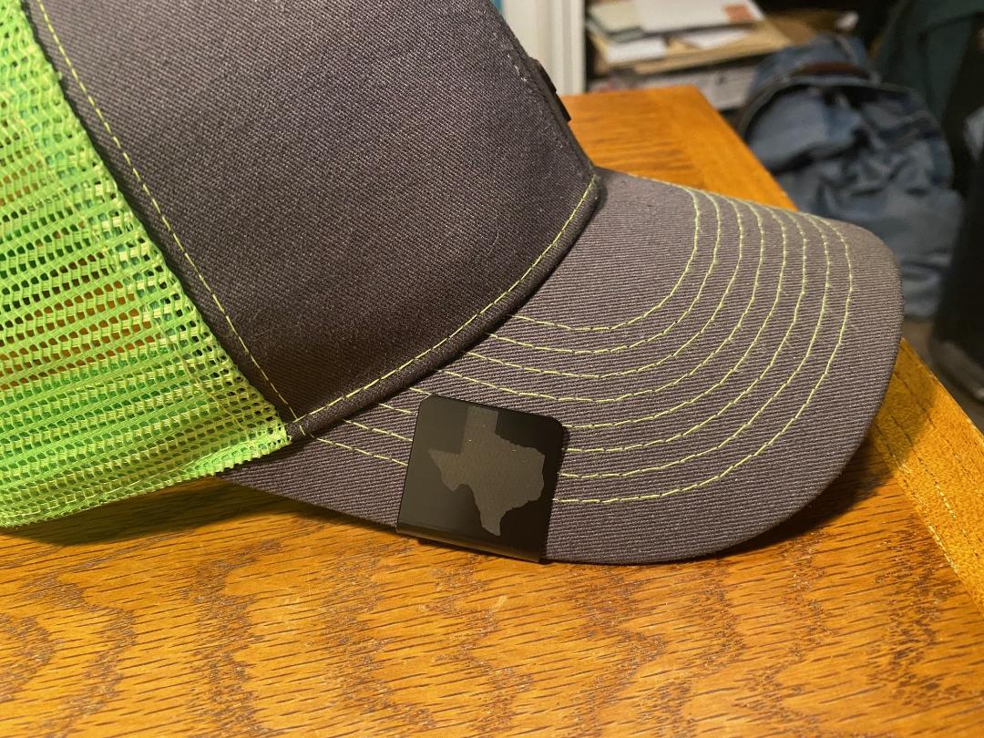 Shotgun Graphics on a Cap Clipz For Your Baseball Cap Brim