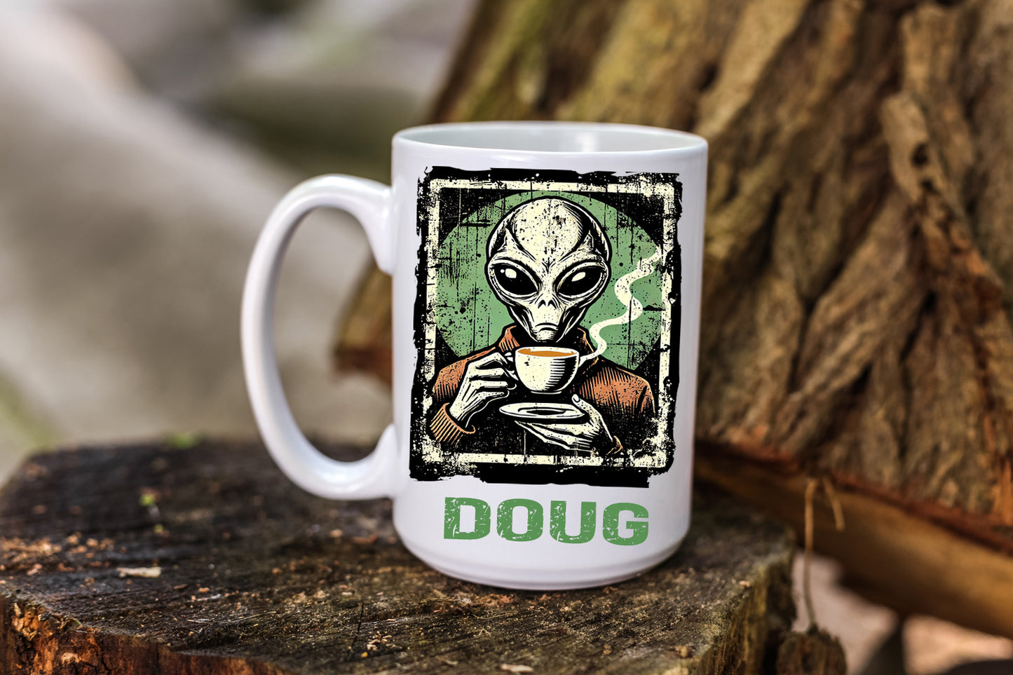 Personalized ET Coffee Mug With The Name of Your Choice