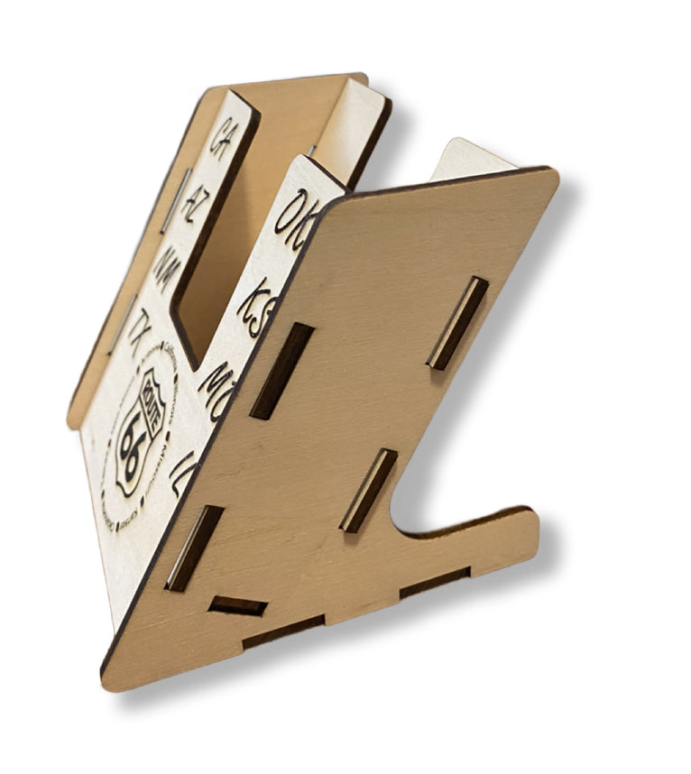 Cell Phone Caddy Note Pad Caddy Featuring Route 66 Design #CPC001