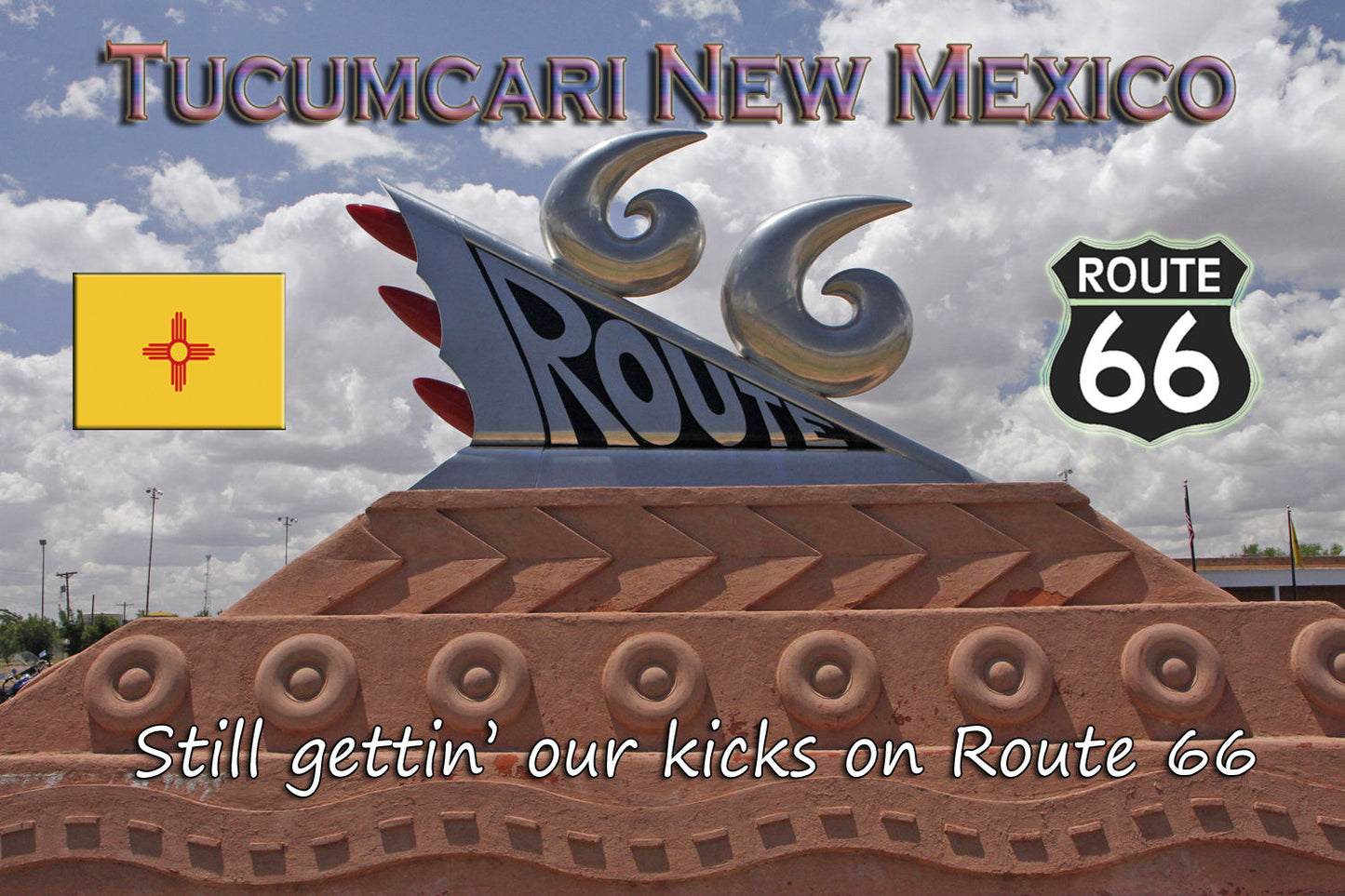 Route 66 Fridge Magnet, Tucumcari nm, Route 66 collectible, Route 66