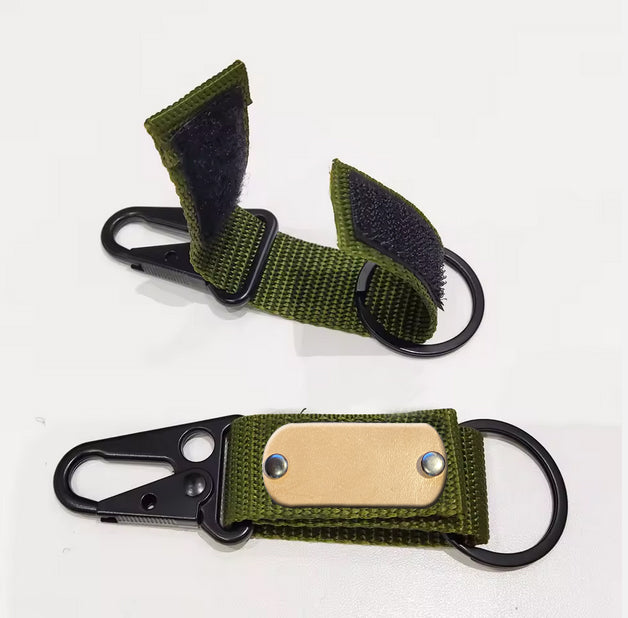 Belt Loop Key Ring Featuring Dirt Track Maniacs and Longhorn Graphics