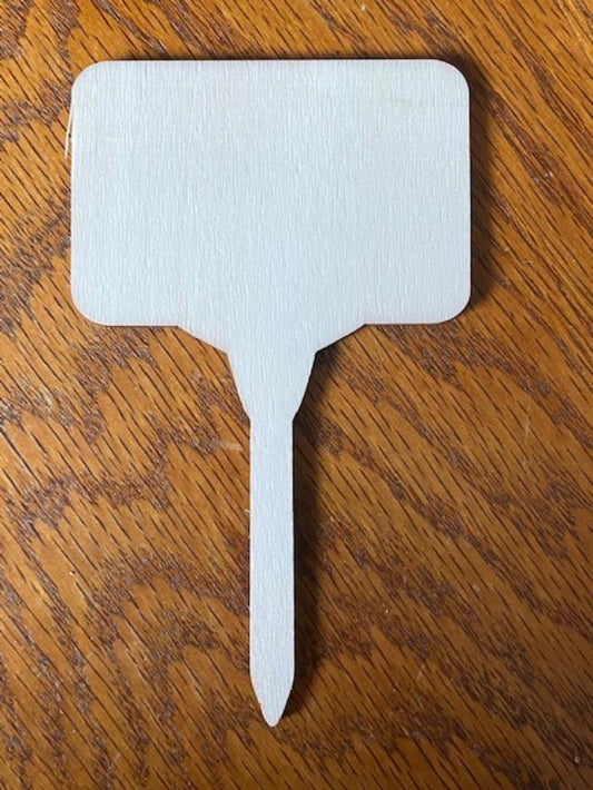 Laser Engraved Plant Stakes to identify plants