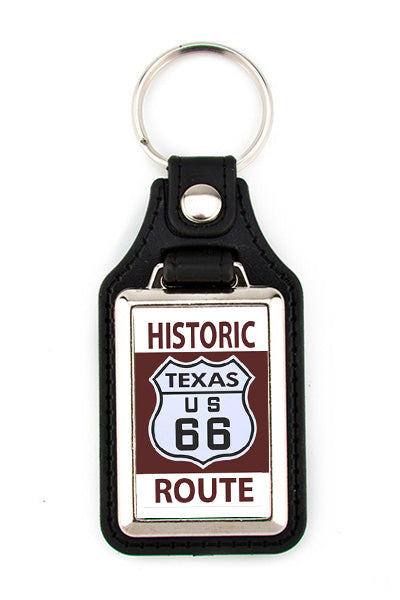 Great looking Route 66 Keyring featuring a brown design and the Route 66 state of your choice @SNPKR001