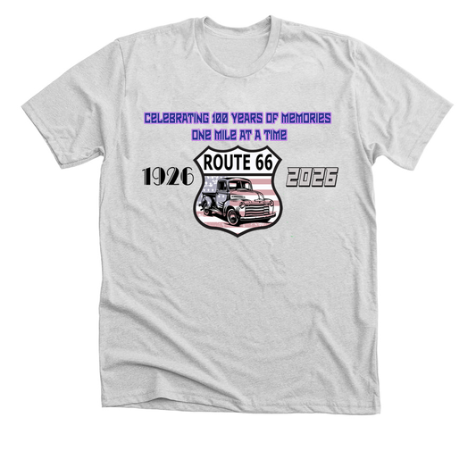 Route 66 T-Shirt Celebrating 100 Years of Memories
