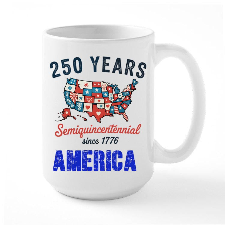 Coffee Mug Featuring 250 Years of America Celebration