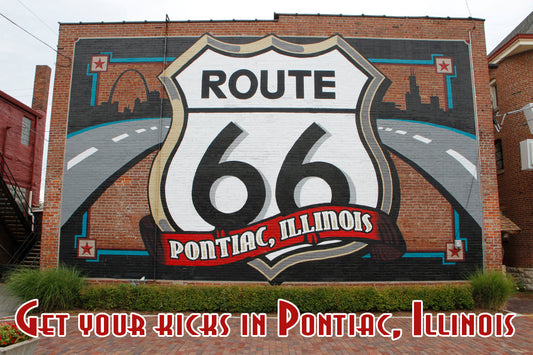 Route 66 Collectible, Route 66 Fridge Magnet, Route 66, Pontiac IL, America's Highway