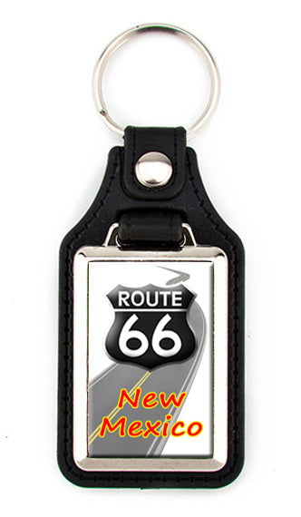 Route 66 Key Ring featuring the state name of your choice