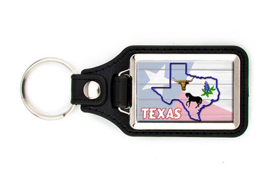 Texas, Texas Key Ring, Texas Key FOB, Texas Collectible, Texas Souvenir