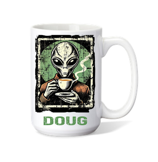 Personalized ET Coffee Mug With The Name of Your Choice