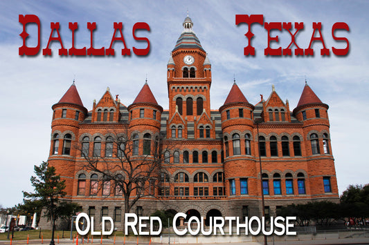 Texas, Texas Collectible, Texas Magnet, Old Red Courthouse, Texas Pride