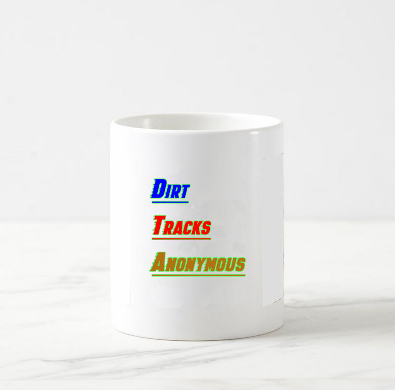Personalized Coffee Mug Dirt Tracks Anonymous