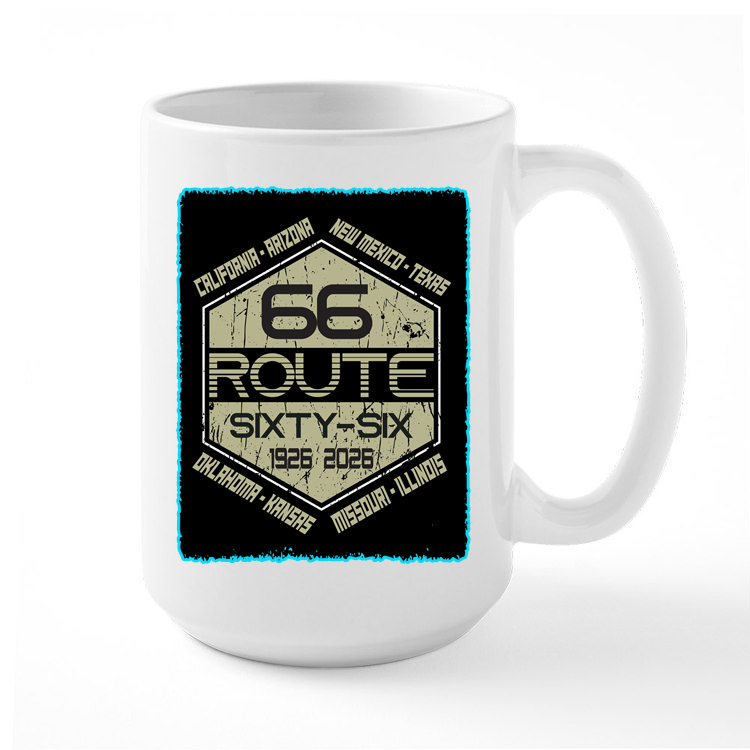 Coffee Mug Route 66 Design With Centennial Graphics