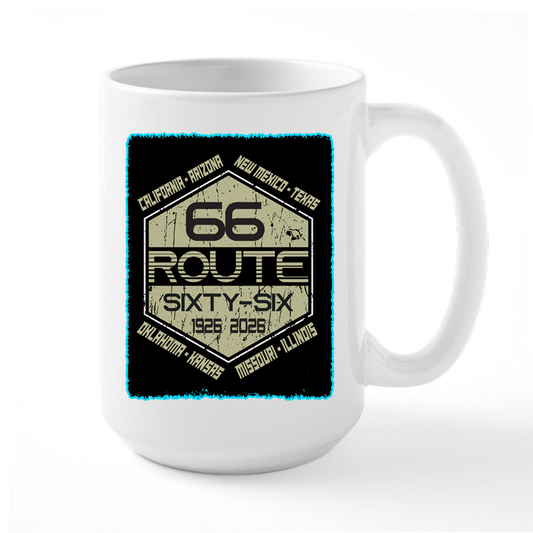 Coffee Mug Route 66 Design With Centennial Graphics
