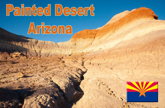 Painted Desert Arizona Fridge Magnet