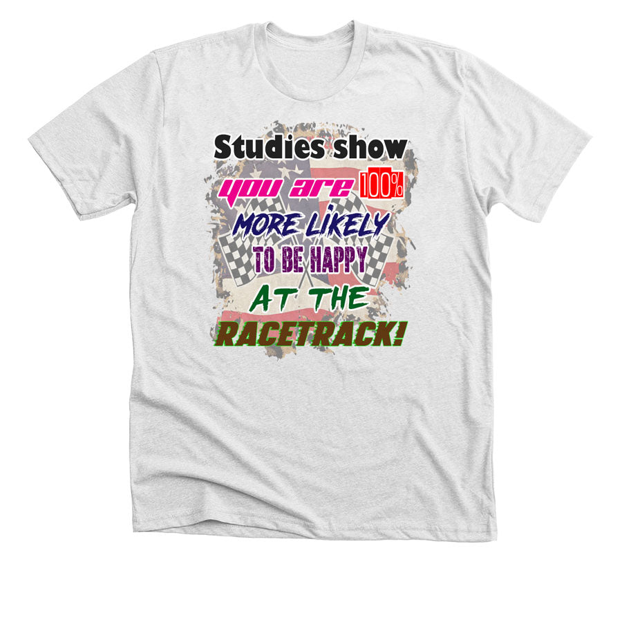 Dirt Track Maniac T-Shirt With Quote