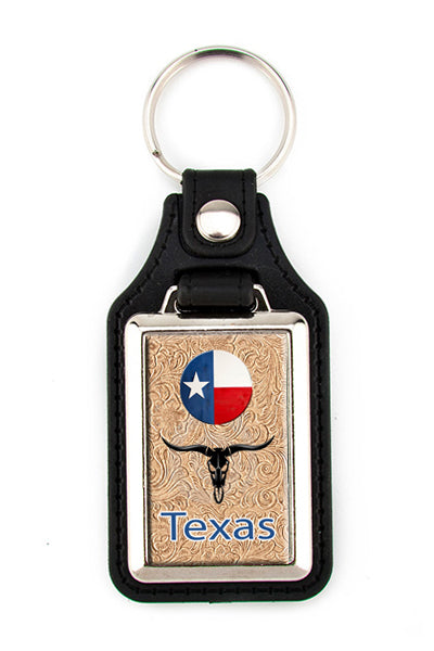 Texas key ring, Faux leather key ringTexas collectible, Texas,