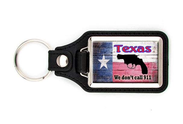 We Don't Call 911 Key Ring, key fob, key ring, texas, 911, auto accessory