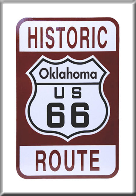 Route 66 Fridge magnet Brown Route 66 Sign Route 66
